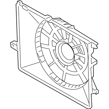 Kia 253504Z000 SHROUD-Radiator