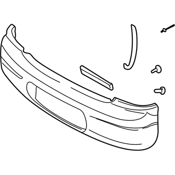 2001 Kia Spectra Bumper - 0K2SC50220XX