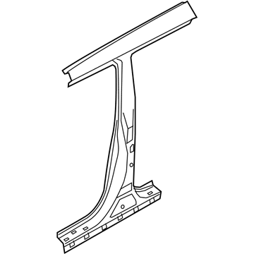 Kia 71401E4B00 Pillar Assembly-Center Outer