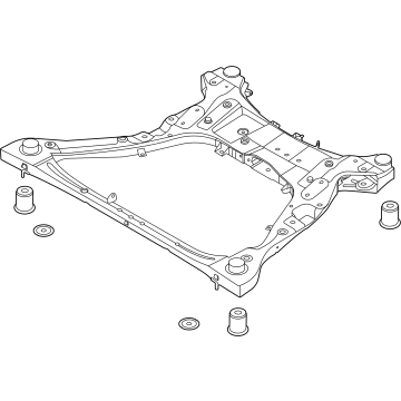 Kia 62405C6200 Crossmember Complete