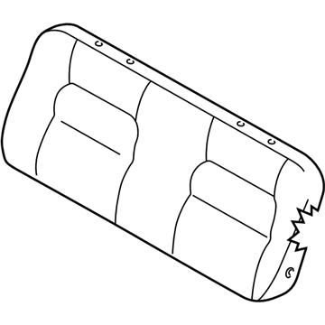 Kia 0K52Y88935ABT4 Trim-Rear 1ST,Back