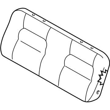 Kia 0K52Y57350A444 Back-R1ST