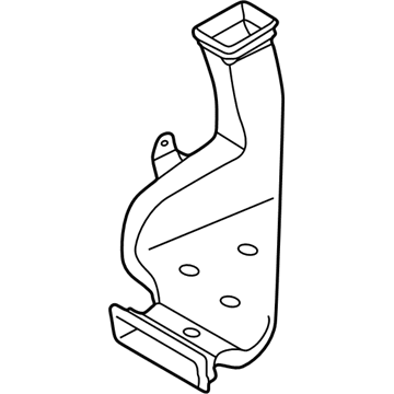 Kia 973602S050 Duct-Rear Heating RH