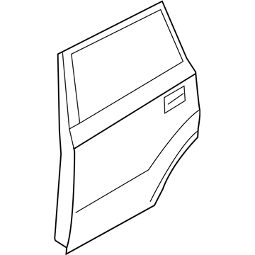 Kia 770042K521 Panel Assembly-Rear Door RH