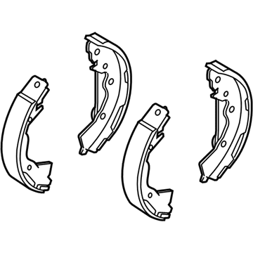 2005 Kia Rio Brake Shoe Set - 583051GA00