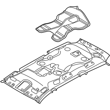 Kia 853104D223QW Headlining Assembly