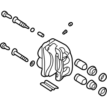 2001 Kia Sedona Brake Caliper - 0K52Y49980