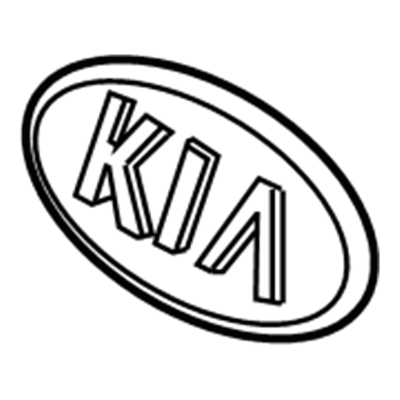 Kia 0K0UA51725 Emblem