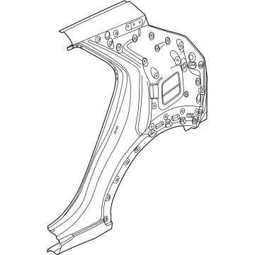 Kia 71503ATC00 PANEL ASSY-QUARTER O