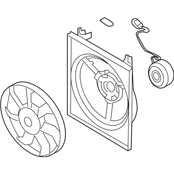 Kia Spectra Radiator fan - 977302F000