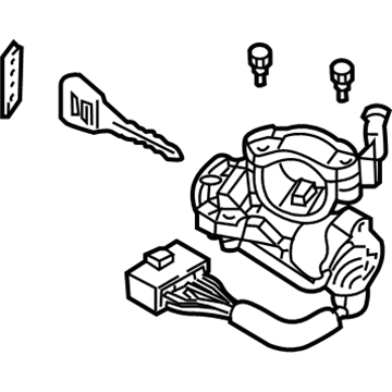Kia 0K53B76990 Ignition Lock Cylinder