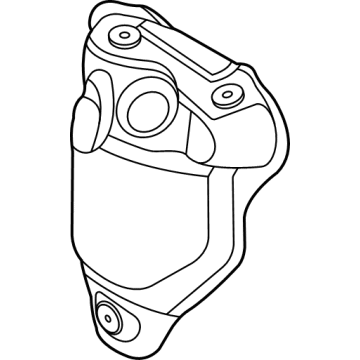 Kia 285253N000 Protector-Heat Lower