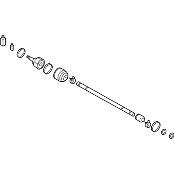 Kia 49525H9300 Joint & Shaft Kit-Front