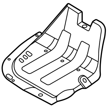 Kia 86676L3000 Cover-Rr Bumper Side