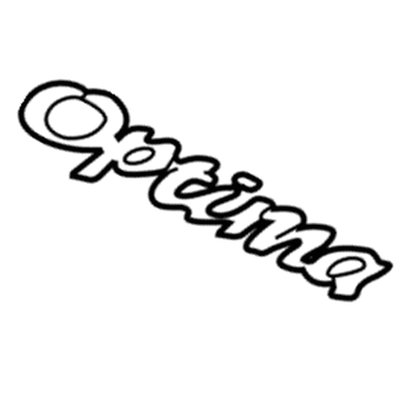 Kia 863103C000 Optima-Emblem