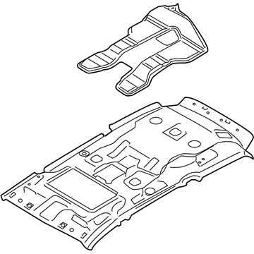 Kia 854104D220QW Headlining Assembly