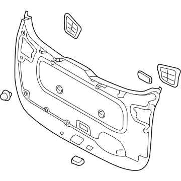 Kia 81750A9100BND Panel Assembly-Tail Gate