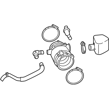 Kia 28140A9100 Hose Assembly-Air Intake