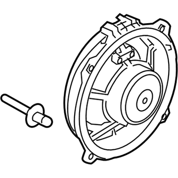 Kia 963301M000 Front Door Speaker Assembly