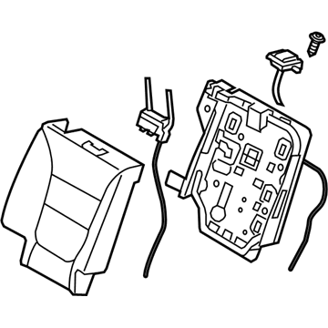 Kia 894001U050SAL Back Assembly-2ND Seat,R