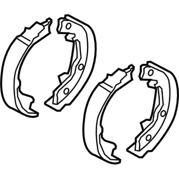 2005 Kia Rio Brake Shoe Set - 583501GA00