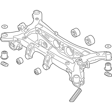 2013 Kia Sorento Rear Crossmember - 554052P450