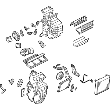 Kia 972042F006 Heater & EVAPORATOR