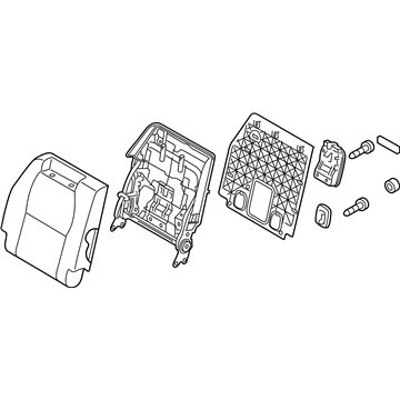 Kia 89400A9933DLA Back Assembly-3RD Seat R