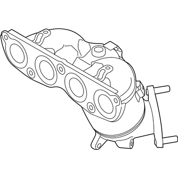 Kia 285102EJN0 Exhaust Manifold Catalytic Assembly