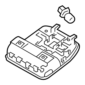 Kia 92800Q5090BGA Lamp Assembly-Overhead C