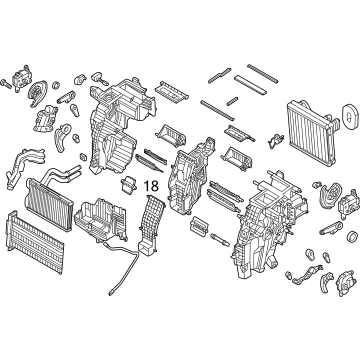 Kia 97205AT030 HEATER & EVAPORATOR