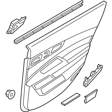 Kia 833053T382KGJ Panel Assembly-Rear Door