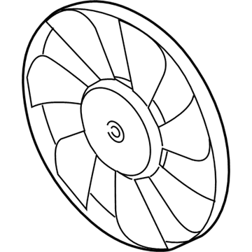 Kia Rio Radiator fan - 252310U390