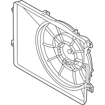 Kia Sportage Fan Shroud - 25350D9500