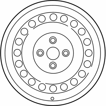 Kia 52910H9100 Wheel Assembly-Steel