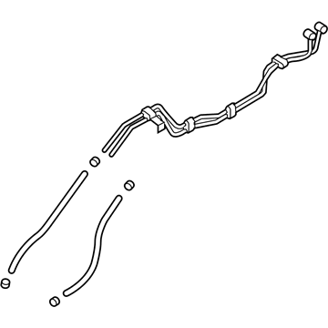 Kia Sorento Oil Cooler Hose - 254703E930