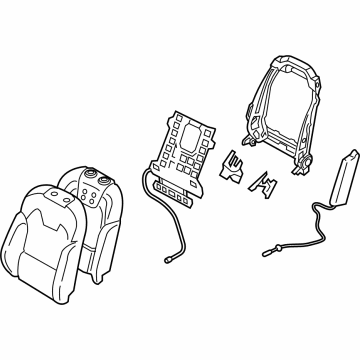 Kia 88300S9500ONA BACK ASSY-FR SEAT,LH