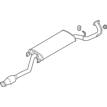 2013 Kia Sorento Muffler - 286004Z300