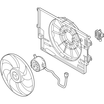 2022 Kia Seltos Radiator fan - 25380Q5000