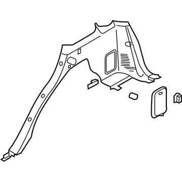 Kia 855503E000FC Trim Assembly-Rear Side,LH