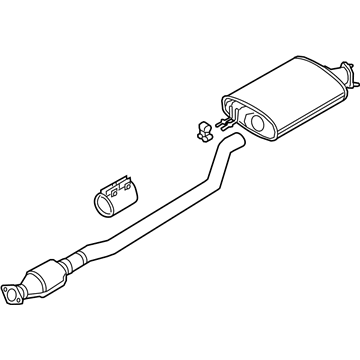 2016 Kia Sorento Muffler - 28600C6700