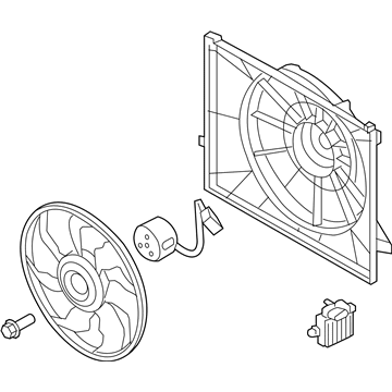 Kia Sportage Fan Blade - 253802S500