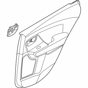 Kia 83305Q4060EE4 PANEL ASSY-REAR DOOR