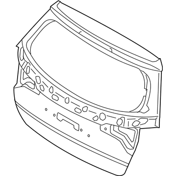 Kia 737001U510 Panel Assembly-Tail Gate