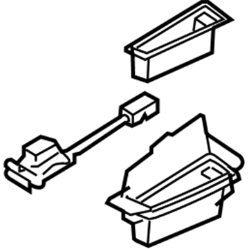 Kia 837603F10326 ASHTRAY Assembly-Rear Door,R