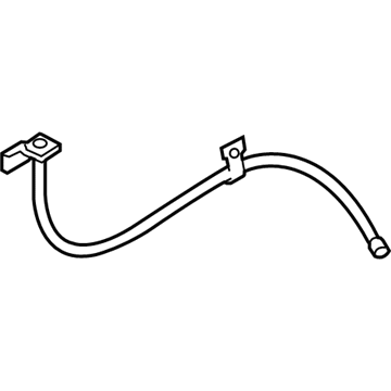 Kia 587312J000 Brake Front Hose, Left