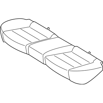 Kia 89150A7000 Pad Assembly-Rear Seat