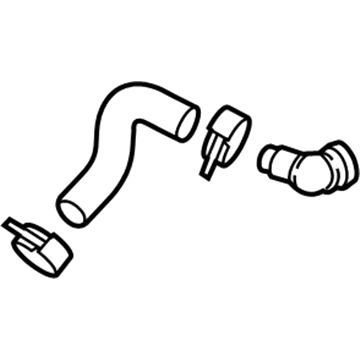 Kia Forte Radiator Hose - 25415F2400