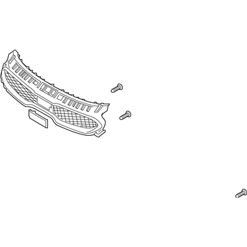 Kia 86350J5200 Radiator Grille Assembly