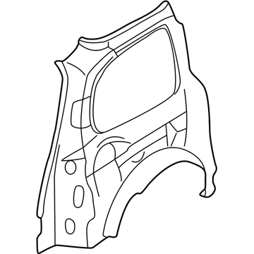 Kia 0K54A71110 Panel Assembly-Side Inner